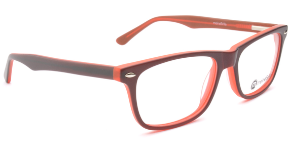 meineBrille 04-69000-01, Braun/Rot Matt rechts - Ansicht 5