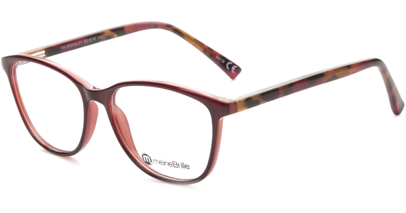 meineBrille 04-96050-01, Weinrot/Rot Havanna - Ansicht 2