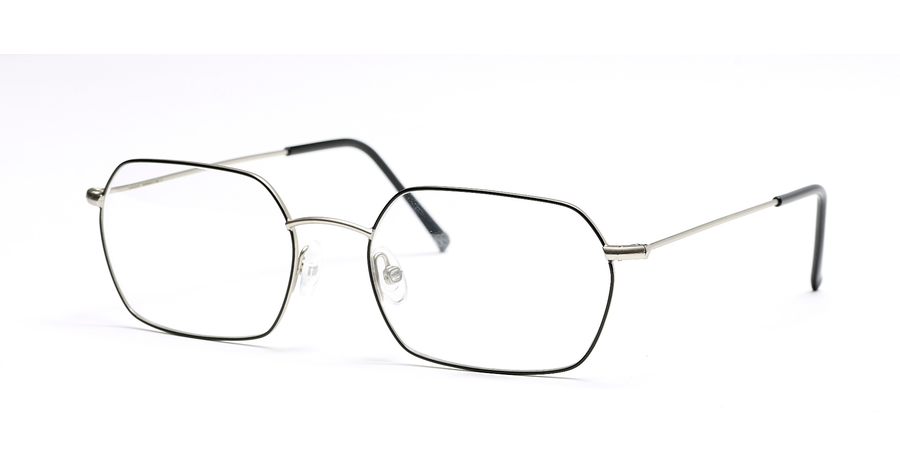 FRAIMS Brille Herren FRAIMS 03-97240-01 Taylor, Schwarz Matt/Silber Matt Ansicht 1