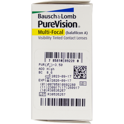 Monatslinsen Multifokal PureVision multi-focal 6er Ansicht 3