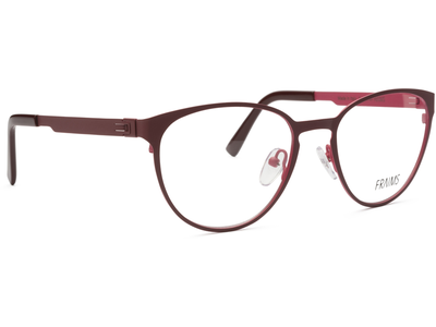 FRAIMS Brille Damen FRAIMS 03-15050-02 Carole, Brombeer/Pink matt Ansicht 4