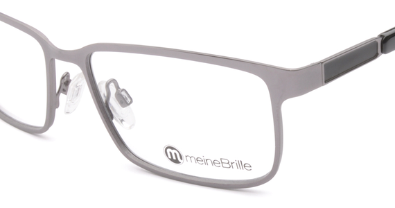 meineBrille 04-69080-02, Dunkel Gun/Schwarz nah - Ansicht 4
