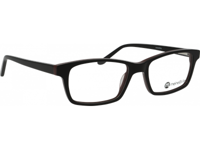 meineBrille Brille Unisex meineBrille 04-30080-01, Schwarz/Burgunder Ansicht 4