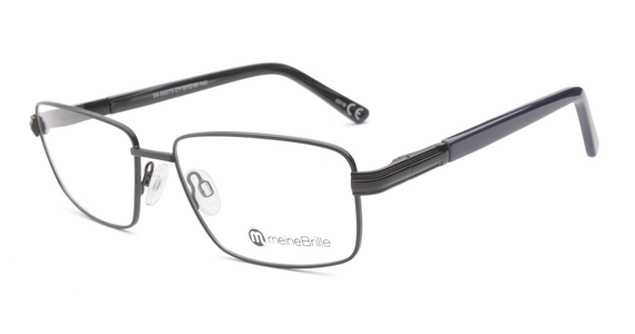 meineBrille 04-69070-01, Schwarz/Dunkel Blau links - Ansicht 2