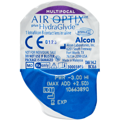  Air Optix plus HydraGlyde multifocal 6er Ansicht 5