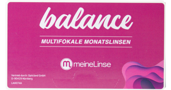 meineLinse balance multifokale Monatslinsen 3er