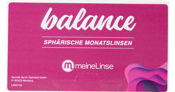 meineLinse balance sphärische Monatslinsen 6er