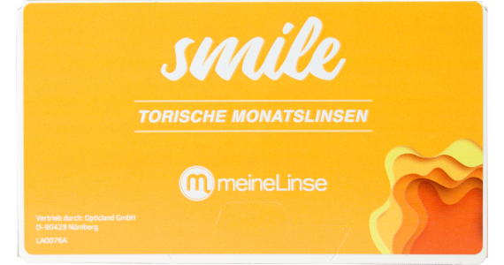 meineLinse smile torische Monatslinsen 3er