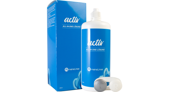 meineLinse activ All-in-One-Lösung Einzelflasche