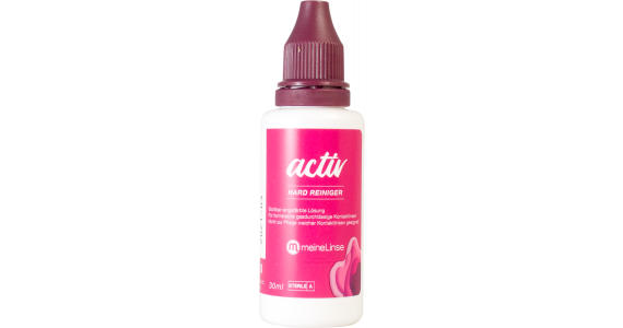 meineLinse activ Hard Reiniger Einzelflasche