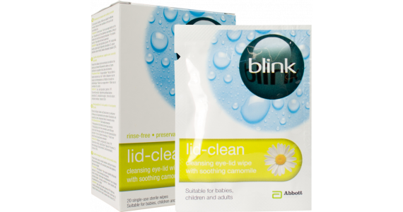 blink lid clean Reinigungstücher