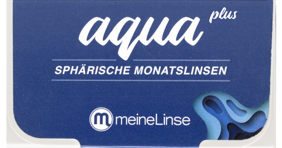 meineLinse aqua plus sphärische Monatslinsen 3er