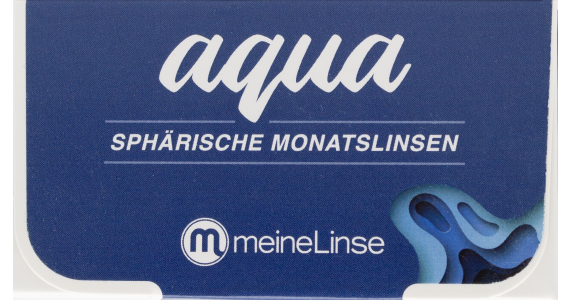 meineLinse aqua sphärische Monatslinsen 3er