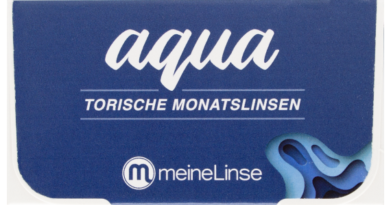 meineLinse aqua torische Monatslinsen 3er