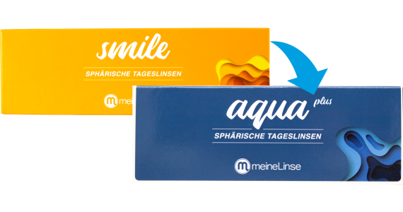 meineLinse aqua plus sphärische Tageslinsen 30er