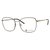 meineBrille 04-12080-01, Gold matt / Dunkelbraun matt Schräg links