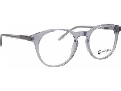 meineBrille Brille Unisex meineBrille 04-30100-01, Hellgrau/Transparent Ansicht 4