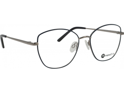 meineBrille Brille Damen meineBrille 04-40110-03, Dunkelblau/Silber glänzend Ansicht 2