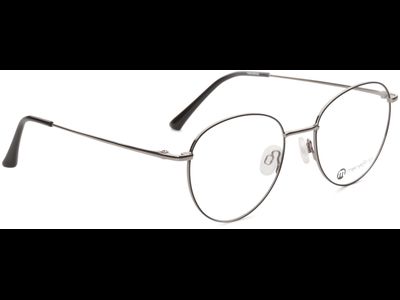 meineBrille 04-96090-01, Schwarz/Gun Glänzend rechts