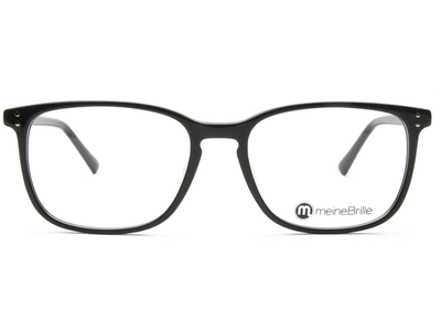meineBrille 04-12000-02, Schwarz Front