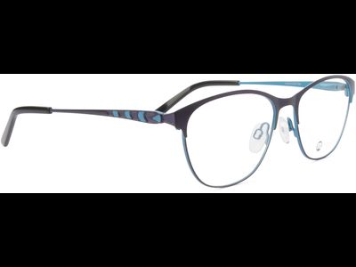 meineBrille 04-96020-02, Dunkel Violett/Türkis Matt rechts