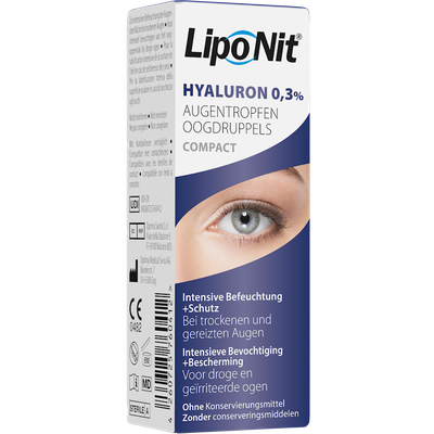 Lipo Nit Compact Augentropfen 0,3% Hyaluron Einzelflasche Ansicht 3
