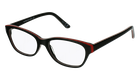 meineBrille 04-69030-02, Schwarz/Rot