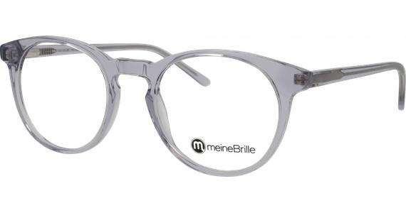 meineBrille 04-30100-01, Hellgrau/Transparent - Ansicht 3