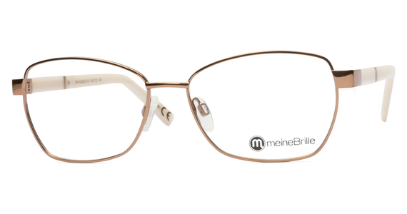 meineBrille 04-06020-01, Kupfergold/Alabaster Links - Ansicht 3