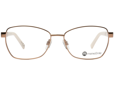 meineBrille 04-06020-01, Kupfergold/Alabaster Front - Ansicht 2