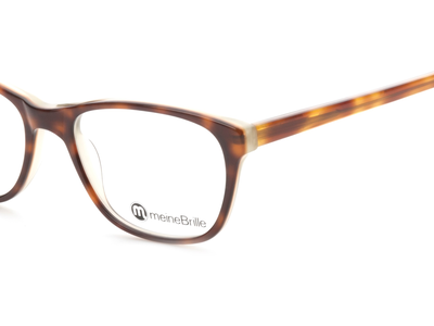 meineBrille 04-69040-03, Dunkel Havanna/Honig nah - Ansicht 3