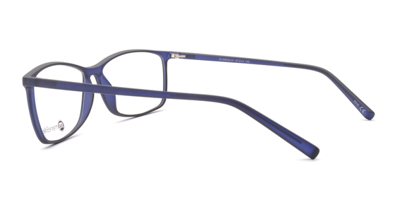 meineBrille 04-69020-01, Blau Matt seite - Ansicht 3