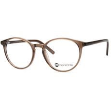 meineBrille 04-12070-01, Braun transparent glänzend Schräg links