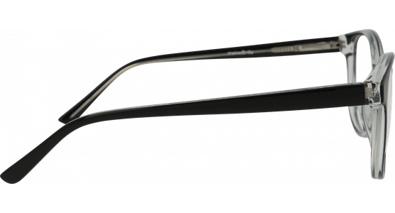 meineBrille 04-30090-02, Schwarz/Transparent - Ansicht 4