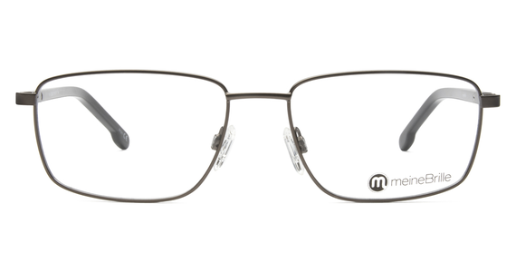 meineBrille 04-12050-01, Gun/Schwarz Front - Ansicht 3