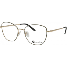 meineBrille Brille Damen meineBrille 04-40110-02, Sandgrau/Gold glänzend