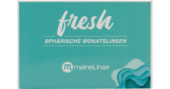 meineLinse fresh sphärische Monatslinsen 3er