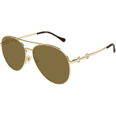 Gucci Sonnenbrille Damen Gucci GG1698S 60 Gold