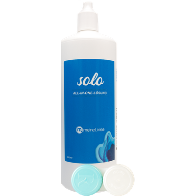 All in One Lösung meineLinse solo All-in-One-Lösung Einzelflasche Ansicht 3