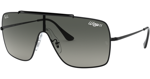 Ray Ban Wings II RB3697 002 11 Schwarz Grau