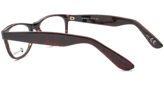 meineBrille 04-69150-01, Dunkel Havanna seite - Ansicht 4